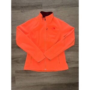 The North Face Women's Orange Apex Bionic 2 Full Zip Jacket, Medium